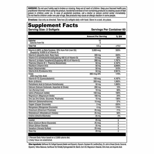 Daily Multivitamin Softgels, NTL